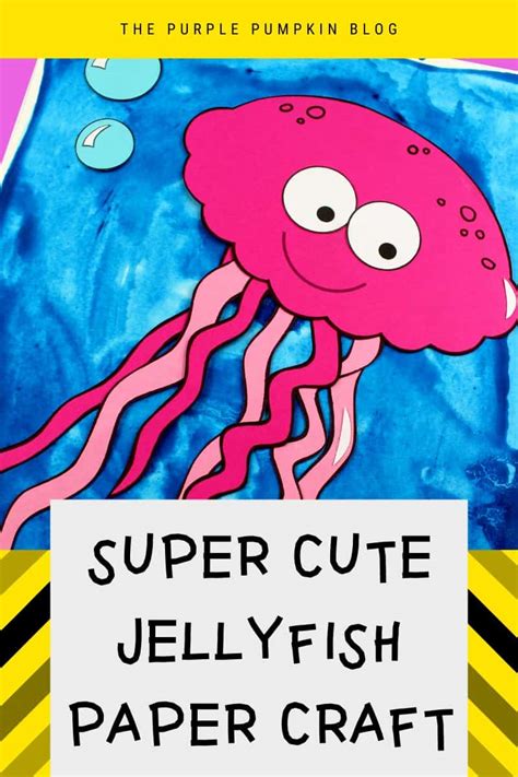 Adorable Jellyfish Paper Craft With Free Printable Template