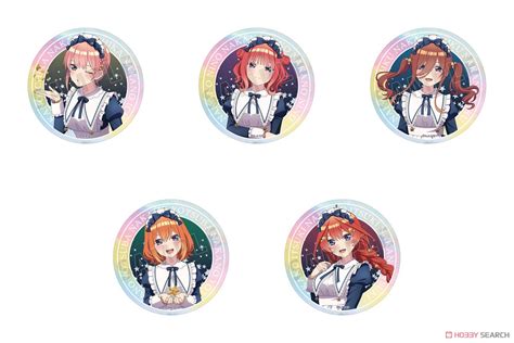 五等分の花嫁∽ 描き下ろし 中野四葉 星空メイドver オーロラステッカー キャラクターグッズ その他の画像1