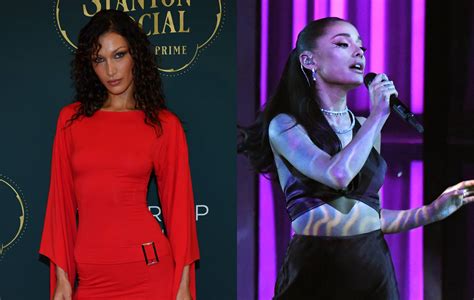 Bella Hadid spricht sich für Ariana Grande wegen Body Shaming