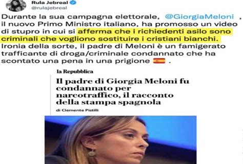 Giorgia Meloni Il Seme Della Discordia Con Rula Jebreal Ha Radici