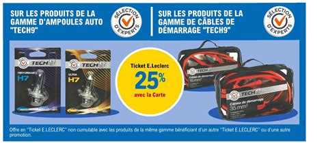 Promo La Gamme D Ampoules Auto Tech La Gamme De C Bles De D Marrage