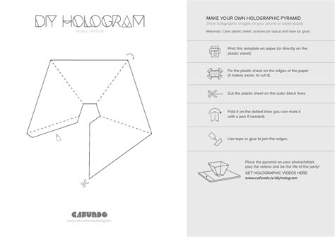 Diy Hologram Projector Template Download Printable PDF | Templateroller