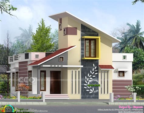 Modern Single Floor 3 BHK Home 1200 Sq Ft Kerala Home Design And