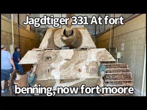 The Metal Beast At Fort Benning Now Fort Moore Jagdtiger Armor