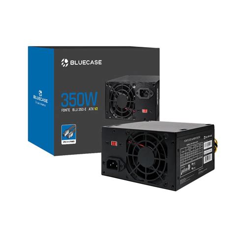 Fonte De Alimentação 350w Bluecase Blu350-e Atx - Escorrega o Preço