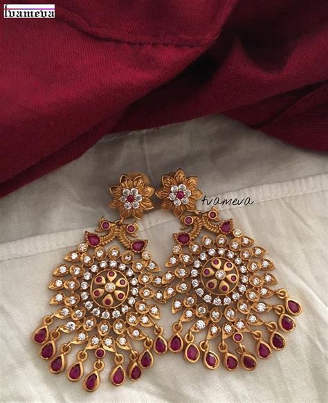 Traditional Gold Earrings Designs Kerala