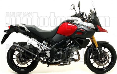 ARROW POT ECHAPPEMENT APPROUVE MAXI RACE TECH NOIR C SUZUKI V STROM