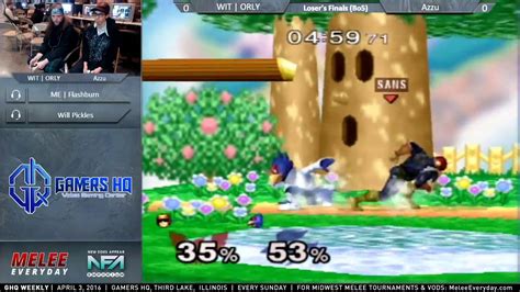 Ghq Weekly Wit Orly C Falcon Vs Azzu Falco Ssbm