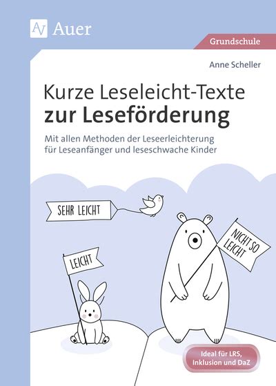 Kurze Leseleicht Texte zur Leseförderung kaufen Auer SpielundLern