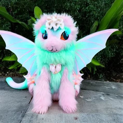 Cute Pastel Dragon With Butterfly Wings Stable Diffusion Openart