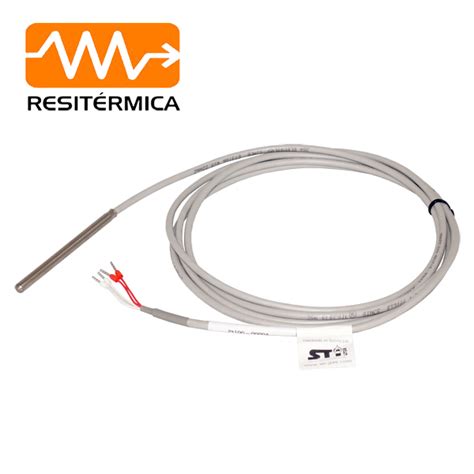 Sensor Temperatura Pt100 4 Hilos Resitermica STI Ltda