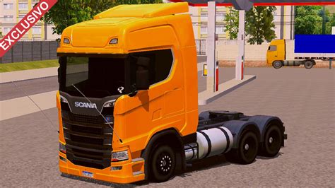 Skin Scania S Laranja na Caçamba QUALIFICADA EXCLUSIVO Skins Games