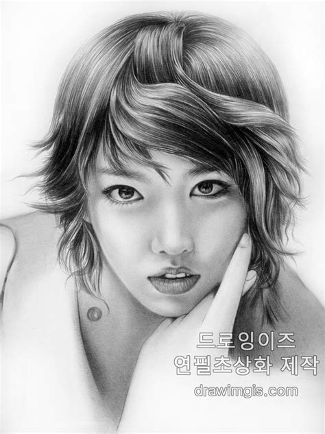 이유리 연필초상화 그림 그리기 초상화갤러리 초상화제작 드로잉이즈