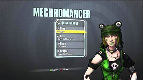 Borderlands 2 Mechromancer Headsskins Youtube