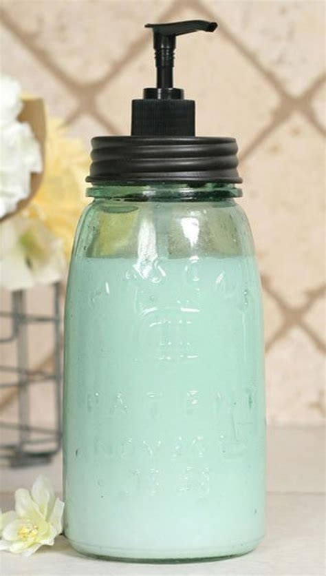 Quart Mason Jar Soap Lotion Dispenser Bathroom Accessories Soap And Lotion Dispensers