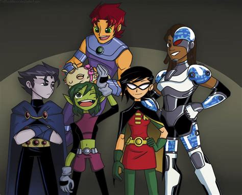 Teen Titans Swap Gender Great Artwork Credited To Tiablackraven Rteentitans