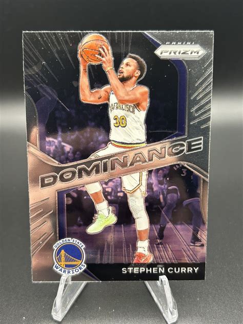 Panini Prizm Stephen Curry Dominance Insert Golden State