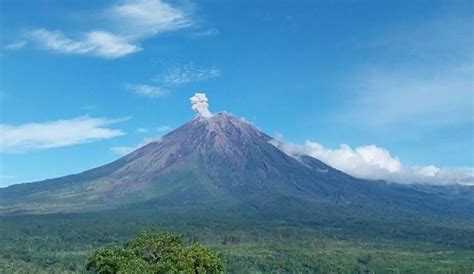 Gunung Semeru Kembali Erupsi Dengan Letusan Setinggi Kilometer