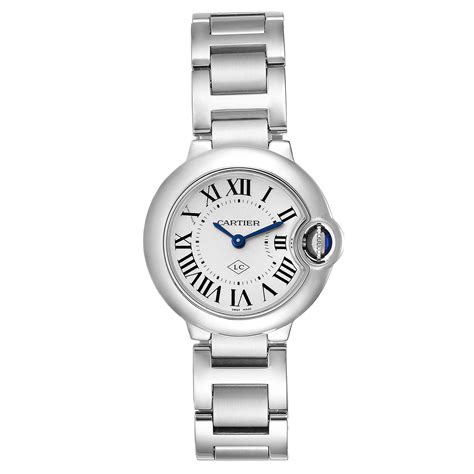 Cartier Ballon Bleu Stainless Steel Small Ladies Watch W69010z4 Swisswatchexpo