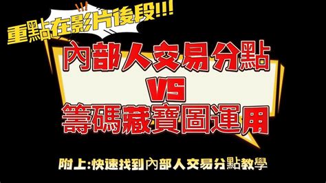 內部人交易分點 Vs 籌碼藏寶圖運用到底哪個才是真的投資 賺錢 Etf 比特幣 股票 Fed 籌碼藏寶圖 台股 一飛