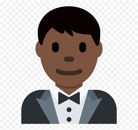 Man In Tuxedo Emoji Clipart Emoji Black Manman Emojis Free