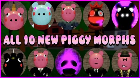 Find The Piggy Morphs How To Get ALL 10 NEW PIGGY MORPHS UPDATE