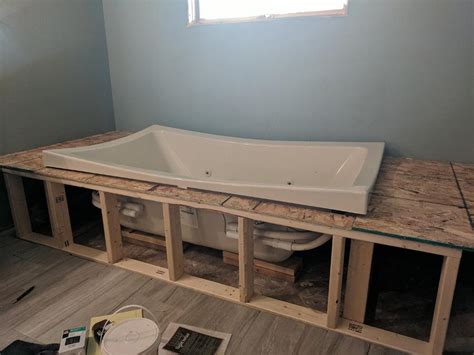 How To Build A Frame For A Drop In Tub Kobo Building