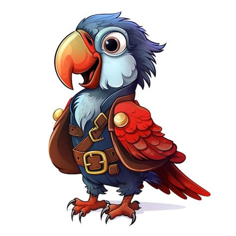 Premium Vector Parrot Cartoon Vector