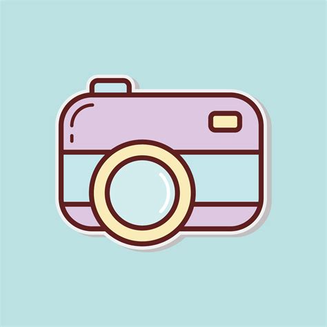 cute camera icon 21768388 Vector Art at Vecteezy