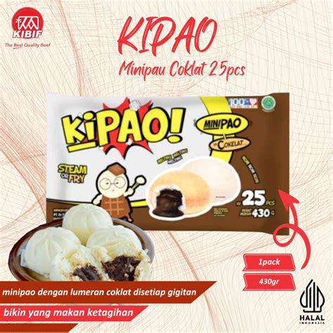 Jual KIPAO Minipao Cokelat 25 Pcs 430gr Shopee Indonesia