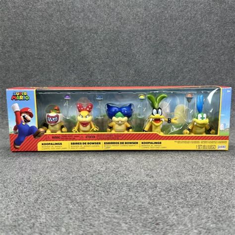 SUPER MARIO KOOPALINGS Bowser Jr Wendy Ludwig Iggy Larry 2 5 Figure