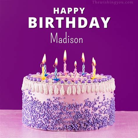 100+ HD Happy Birthday Madison Cake Images And Shayari