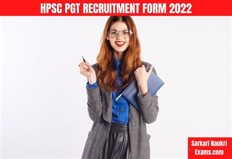 Hpsc Pgt Recruitment 2022 Haryana Post Graduate Teacher Online Form