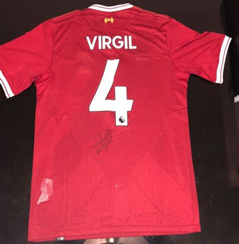 Signed Virgil Van Dijk Liverpool Shirt 17/18 Proof - Catawiki