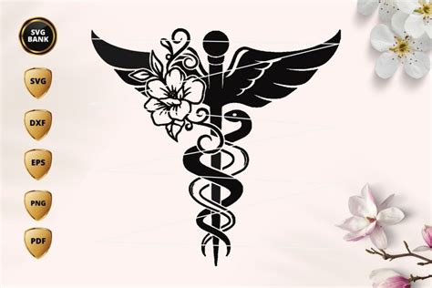 Medical Logo SVG, Medical Symbol SVG, Medical Caduceus SVG.