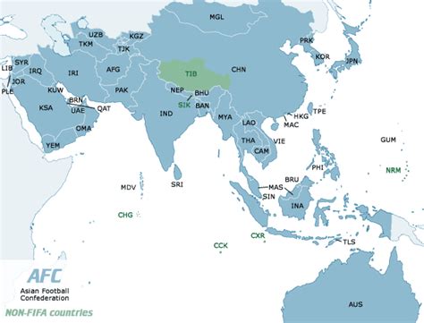 Asia | National Football Teams