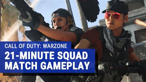 Call Of Duty Warzone Gameplay 21 Minute Squad Match Youtube