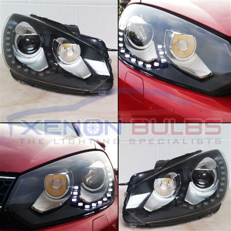 Golf Mk Drl Bi Xenon Headlamps Gtd R Gti Daytime Running Lights