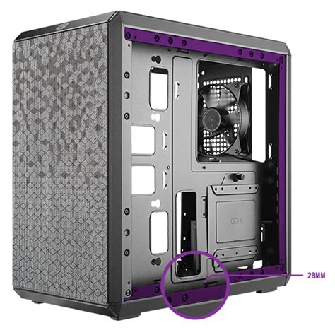 Gabinete Cooler Master Q300L Rainbow Wallnet