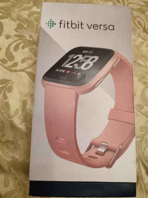 Fitbit Versa Health And Fitness Smartwatch One Size Pink For Sale