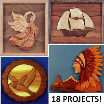 Intarsia Scroll Saw Projects Pattern Collection – Scrollsaw.com