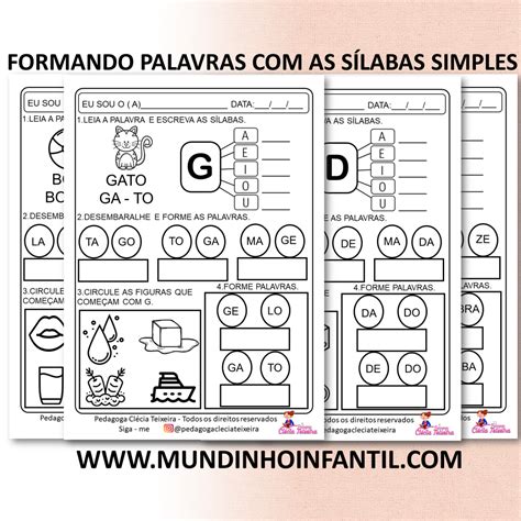 Silabas Moveis Silabas Imprimir E Formar Palavras