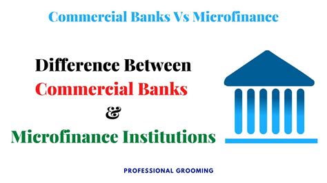 Difference Between Commercial Bank And Microfinance Commercial Bank