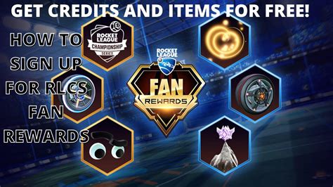 How To Sign Up For RLCS Fan Rewards And Get Credits And Items For FREE