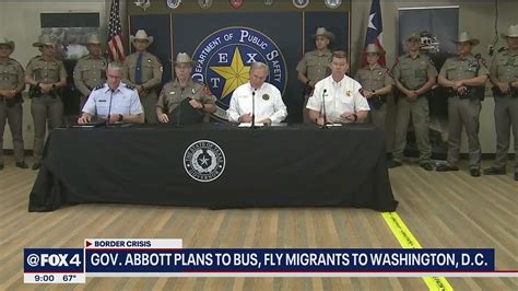 Texas Will Charter Buses Of Migrants To Dc Gov Abbott Says Fox 4