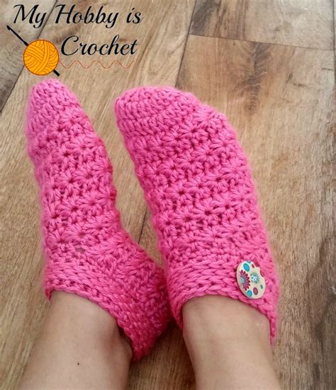 My Hobby Is Crochet: Starlight Slippers - Free Crochet Pattern