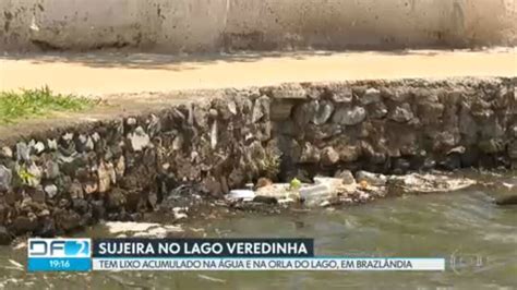 Moradores De Brazl Ndia Reclamam Do Lixo No Lago Veredinha E Na Orla