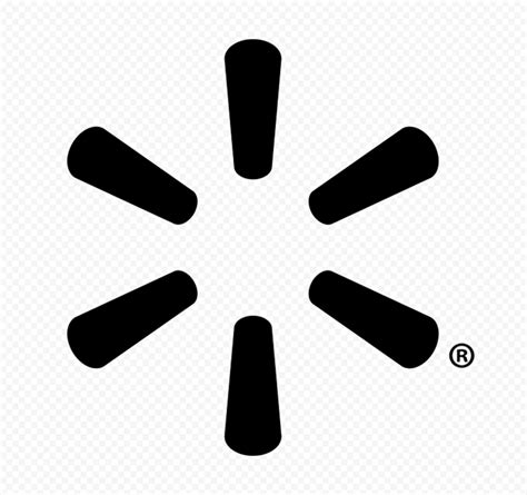 Hd Walmart Black Symbol Sign Logo Png Citypng