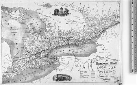 Vintage Railway Maps From Library And Archives Canadas Collection