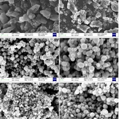 FESEM Of Synthesized Samples At Different Magnifications A B G C 3 N